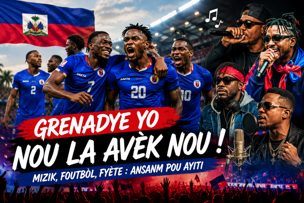 Grenadye, Mondyal 2026, mizik ayisyen, foutbòl Ayiti, chante pou Grenadye, FIFA 2026, seleksyon Ayiti, nouvèl Ayiti, atis ayisyen, sipò Grenadye.
