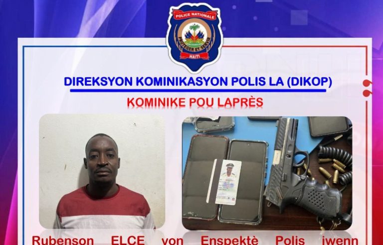Un inspecteur de la PNH arrêté dans une enquête sur des liens présumés avec un groupe criminel